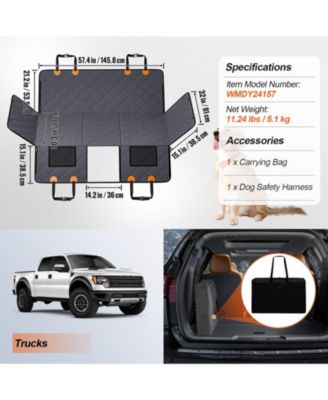 Dog Car Seat Cover Back Seat Extender 400 lbs Hammock