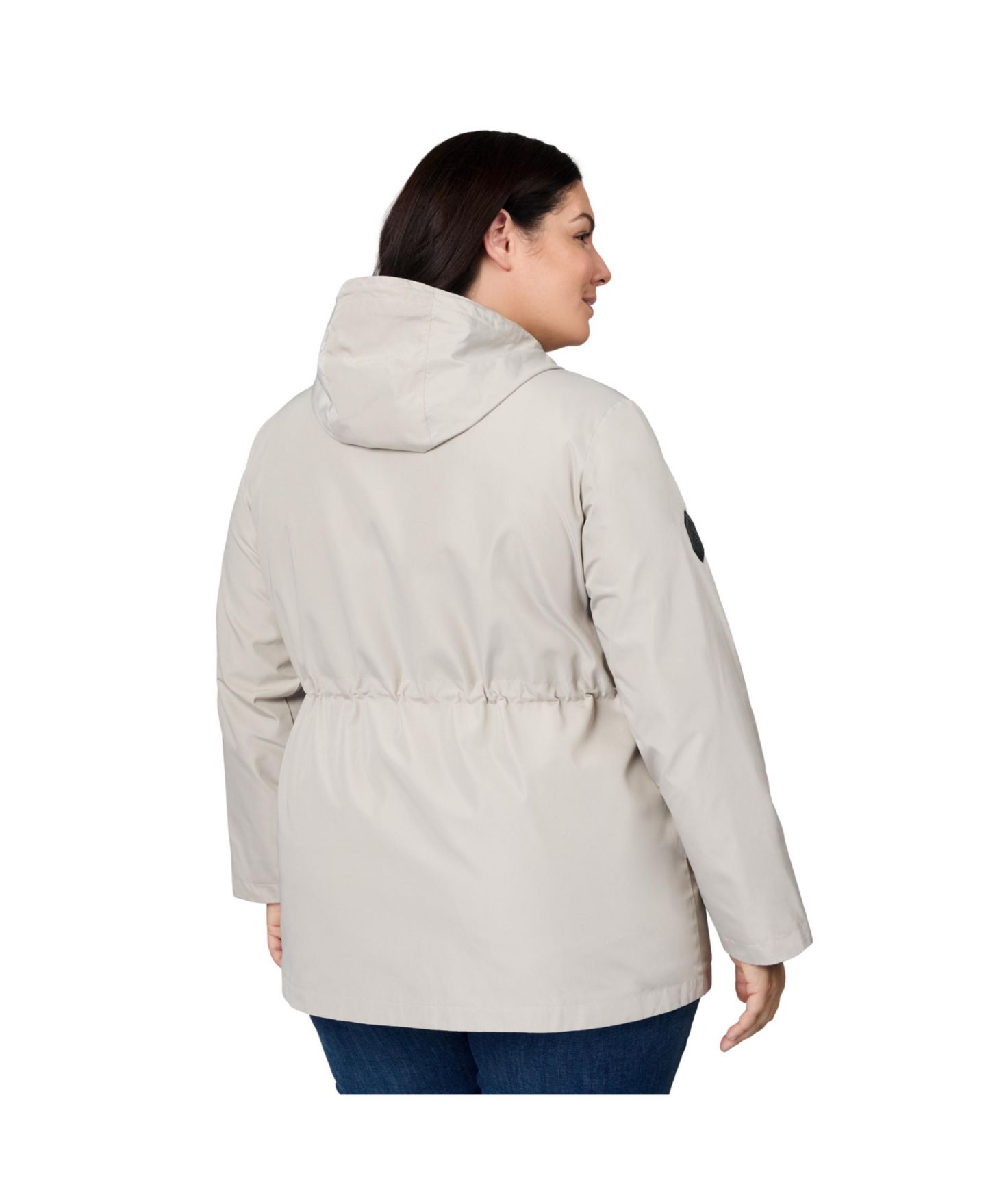 Женская куртка Free Country Plus Size Rain Away Anorak Rain Jacket, цвет: Dove — фото 4