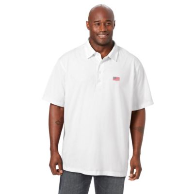 Big & Tall Men s Americana Polo Shirt