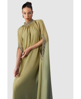 Women's Muse Chiffon Cape Dress