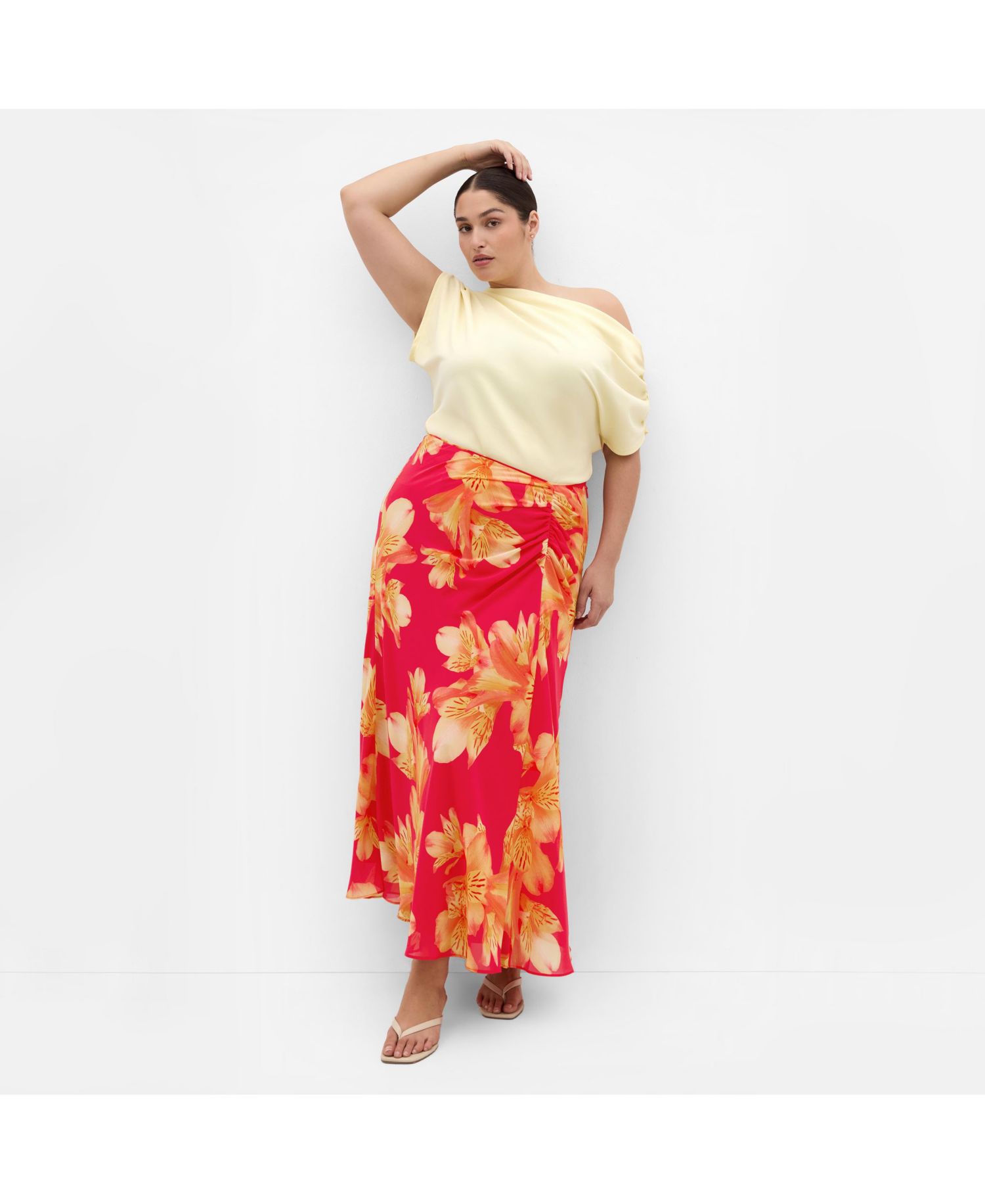 Women's Soiree Print Maxi Skirt