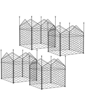 4 Pack Garden Chicken Wire Cloche, Plant Protectors from Animals