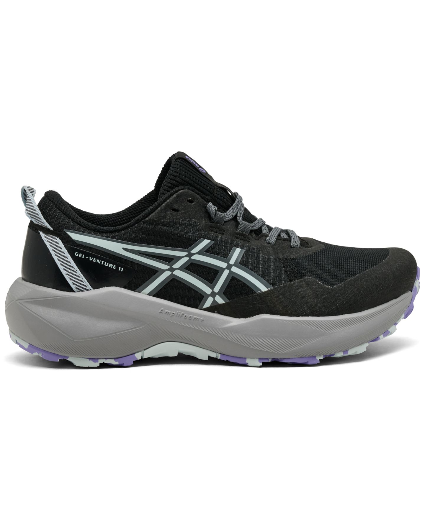 Женские кроссовки Asics GEL-Venture 11 Trail Running, цвет: Чёрный / Серый — фото 2