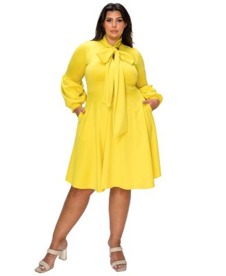 Plus Size Bekah Flare Pocket Dress