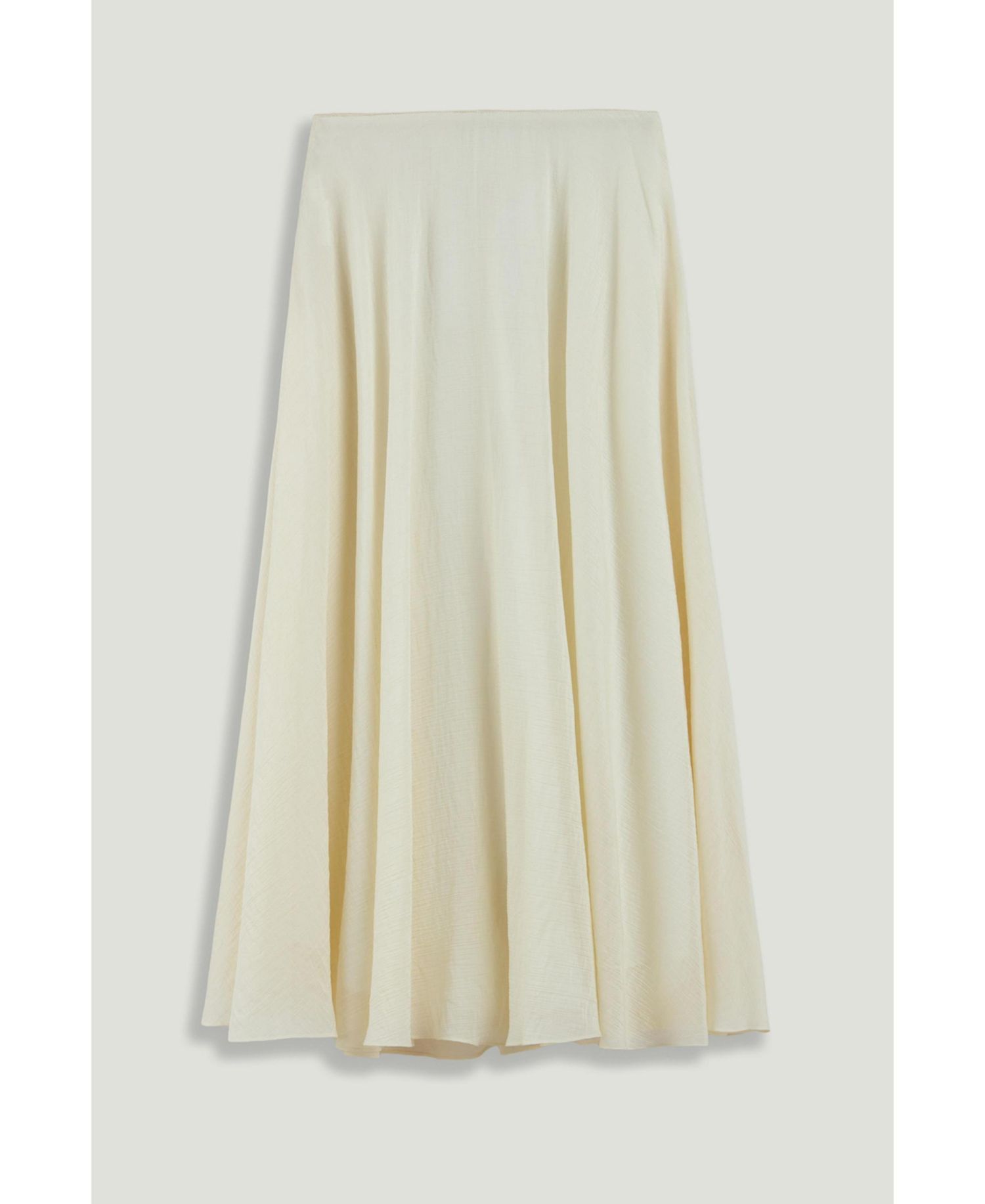 Women's Flowy High-Waisted Midi Skirt
