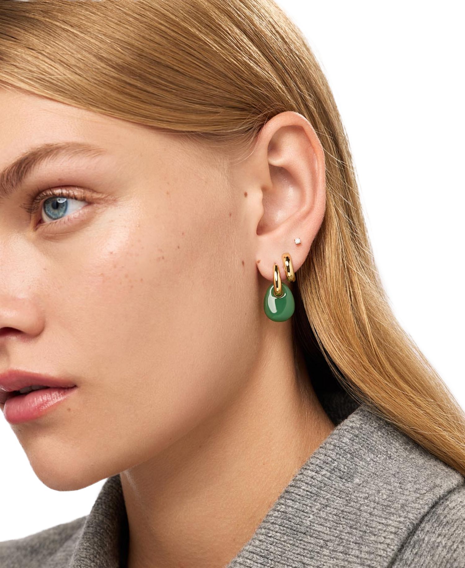 Kayla Gold-Plated Drop Earrings
