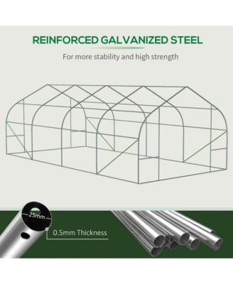 19.5'x10'x7' Outdoor house,Tunnel Walk-in House,