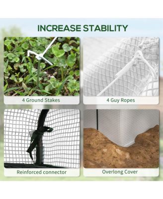 8' x 6' x 7' Portable Walk-in house with Shelf,