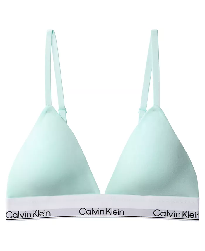 Women's Icon Cotton-Modal Lightly Lined Triangle Bralette QF8498 - thumbnail 4
