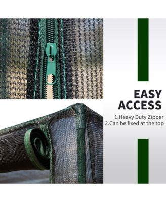 94.5" x 47.25" x 72.75" Walk-in Crop Cage w/ High-Quality HDPE Cover