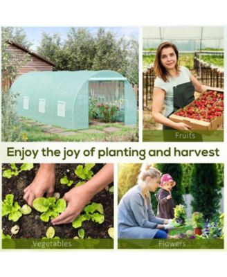 20x10x7ft Heavy Duty Walk-in house Outdoor Plant Vegetables Grow