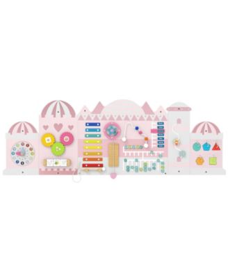 Toddler Activity Wall Busy Board Wooden Sensory Play Panels