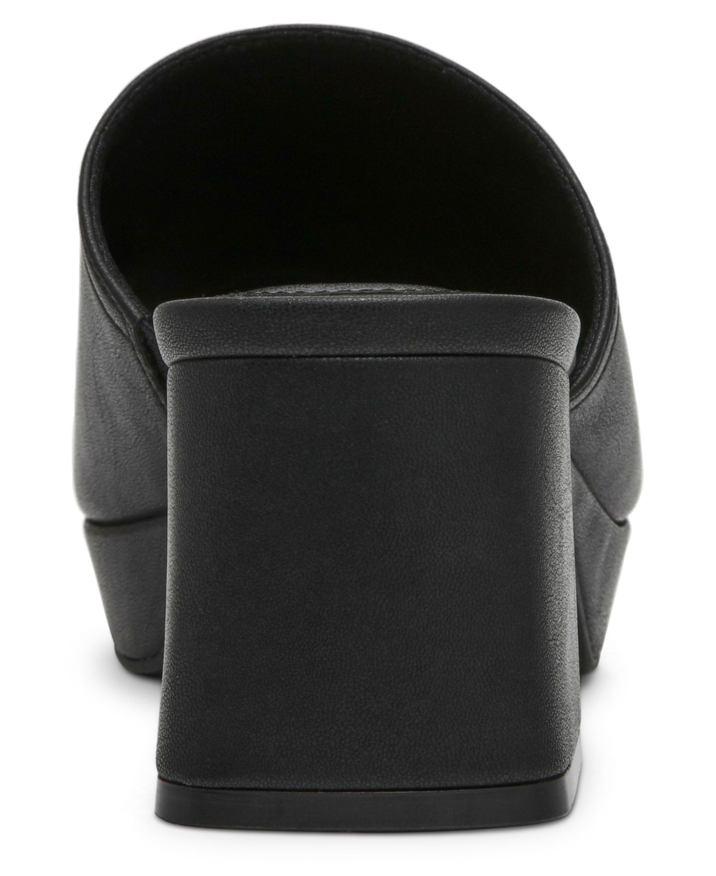 Женские сандалии Anne Klein Primo Block Heel Slip-On, цвет: Чёрный гладкий — фото 3