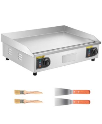 28.5 x 15.7 Inch Commercial Electric Griddle, 4400W Stainless Steel Countertop Flat Top Grill