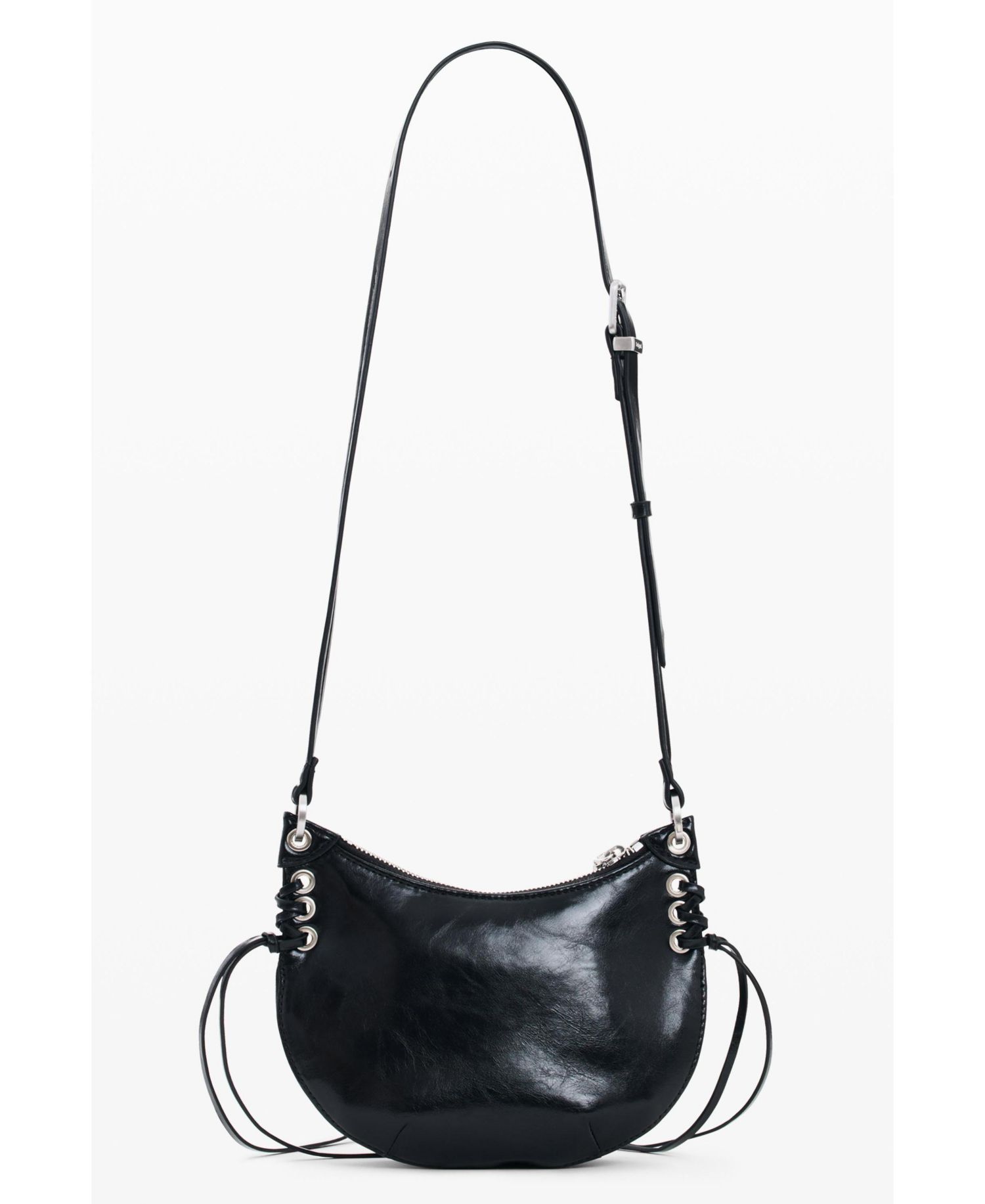 Women's Crossbody wallet seams