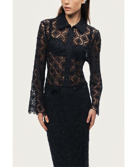 Женские куртки NOCTURNE Lace Sheer Jacket