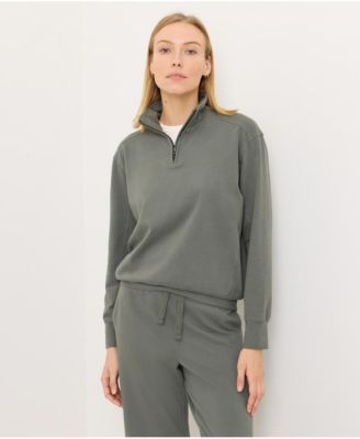 Women's Cloud Knit Quarter Zip Made with Organic Cotton