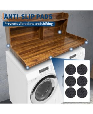2-Tier Washer and Dryer Countertop Organizer Shelf - Space-Saving Laundry Room Storage
