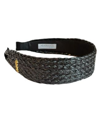 Headbands of Hope Women's Wide Woven Headband - Black