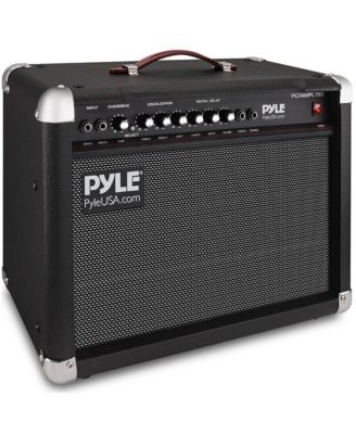 40W Portable Electronic Guitar Amplifier with High-Definition Speaker - Lightweight Wood Construction