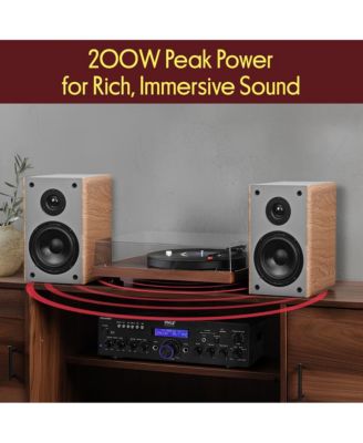 Home Theater Bookshelf Speakers - 2-Way HiFi Sound