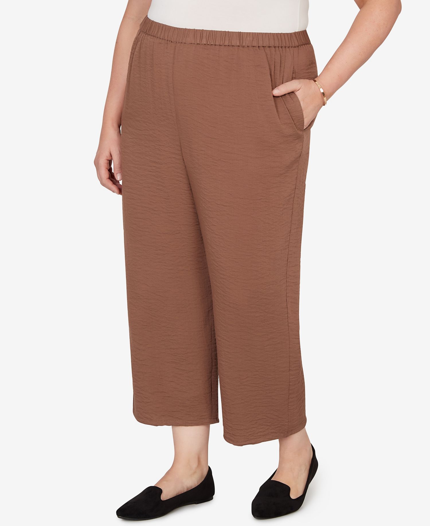 Plus Size Spice Market Wide-Leg Pants