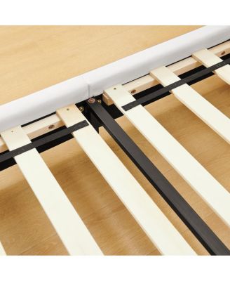 Panda Kids Bed, Padded Edges, Solid Wood Frame