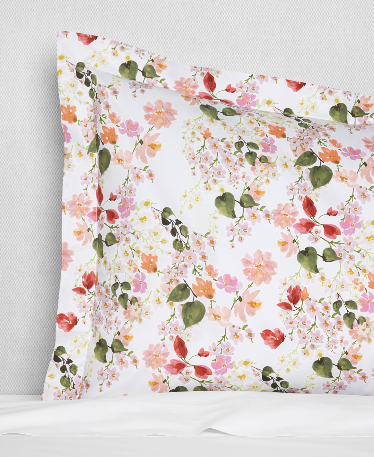 Sferra Petali Boudoir Floral Cotton Sham, 12" x 16"