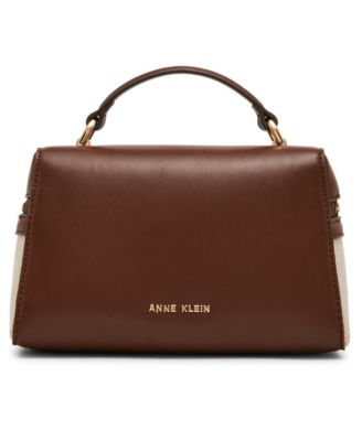 Small Canvas Convertible Train Case Handbag