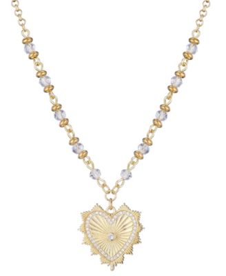 3-Piece Heart Pendant Necklace Set