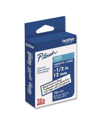 TZE131G 0.47 in. x 26.2 ft. TZe Standard Adhesive Laminated Labeling Tape