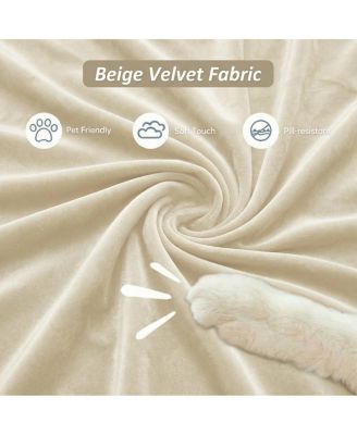 Velvet Tufted Loveseat Sofa