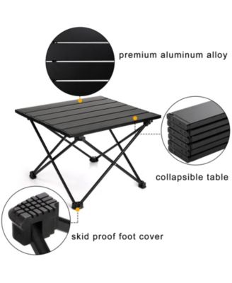 Camping Folding Table Portable Aluminum Outdoor Picnic Beach Camping Outdoor Recreation Gear