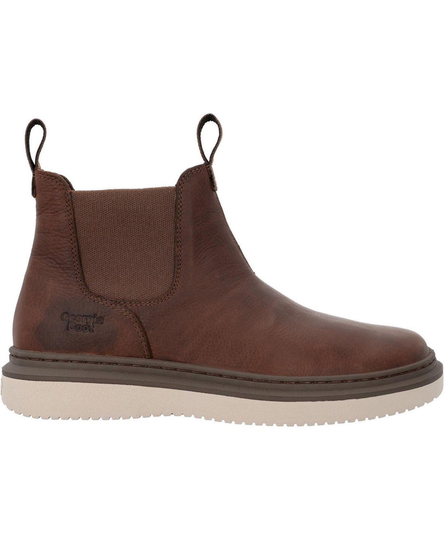 Мужские ботинки GEORGIA BOOT Wedge Superlyte Chelsea Work Boot, цвет: Коричневый — фото 2