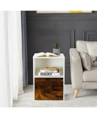 Set of 2 Nightstands Side End Table for Living Room