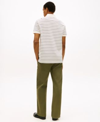 Men's Cotton Classic Fit 1985 Striped Polo Shirts