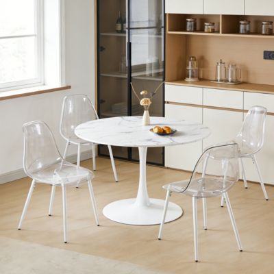 Marble Tulip Dining Table