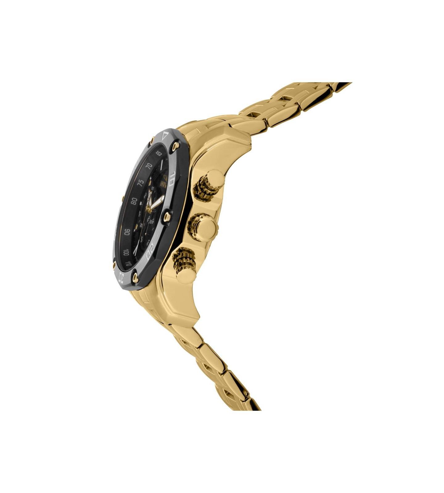 Мужские часы Invicta 37725 Pro Diver Quartz Multifunction Dial, цвет: Золотой — фото 3