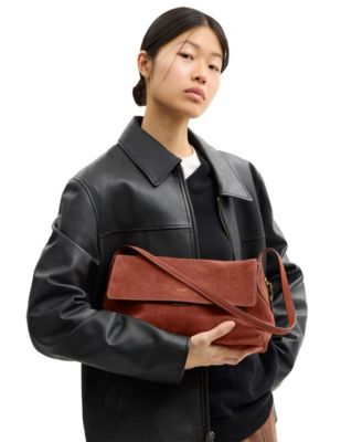 Chelsea Medium Suede Slim Shoulder Bag 30