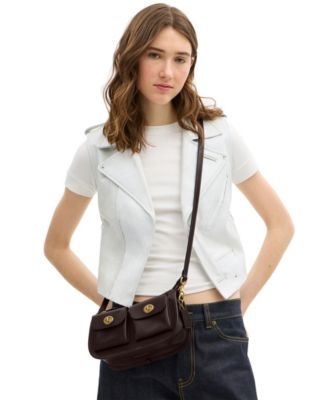 Waverly Small Leather Twin Shoulder Handbag