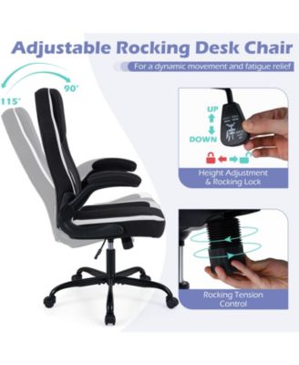 Ergonomic Computer Office Chair with 90degree(s) Flip-up Armrests