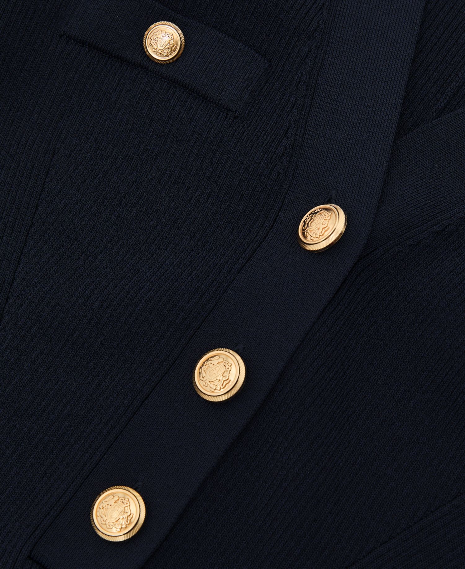 Women's Knitted Button-Detail Mini Dress