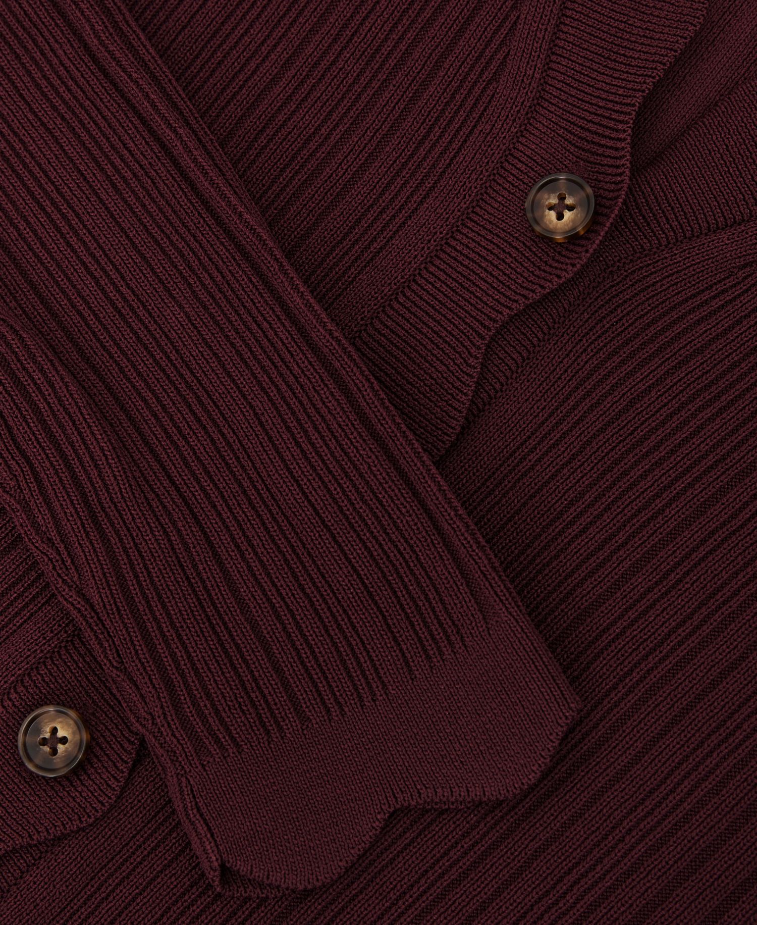 Women's Vinny Rib-Knit Scallop-Trim Cardigan