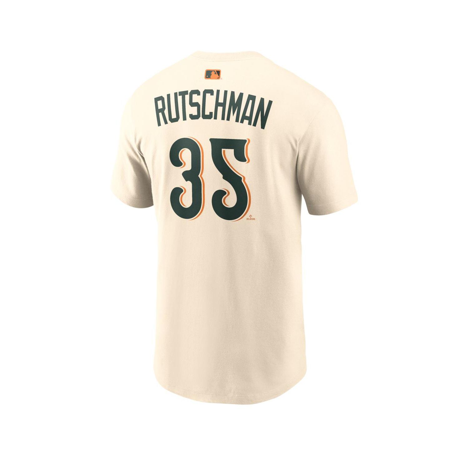 Men's Adley Rutschman Natural Baltimore Orioles 2026 City Connect Name & Number T-Shirt