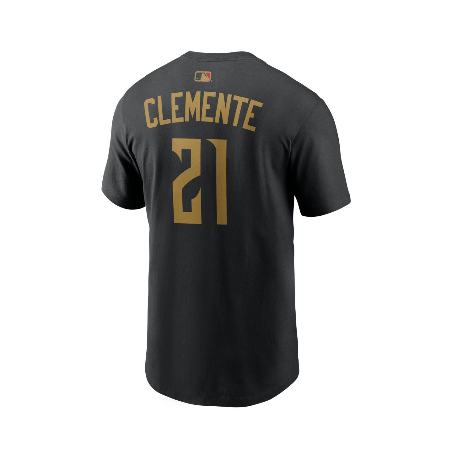 Мужская футболка Nike Roberto Clemente Black Pittsburgh Pirates 2026 City Connect Name & Number — фото 3