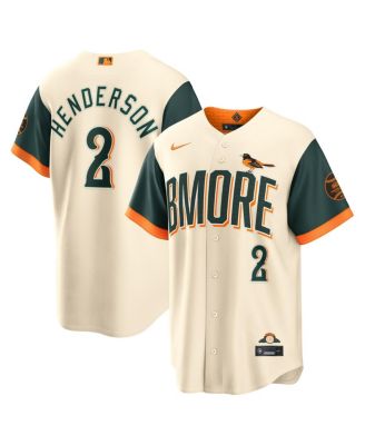 Men's Gunnar Henderson Natural Baltimore Orioles 2026 City Connect Stadium Jersey