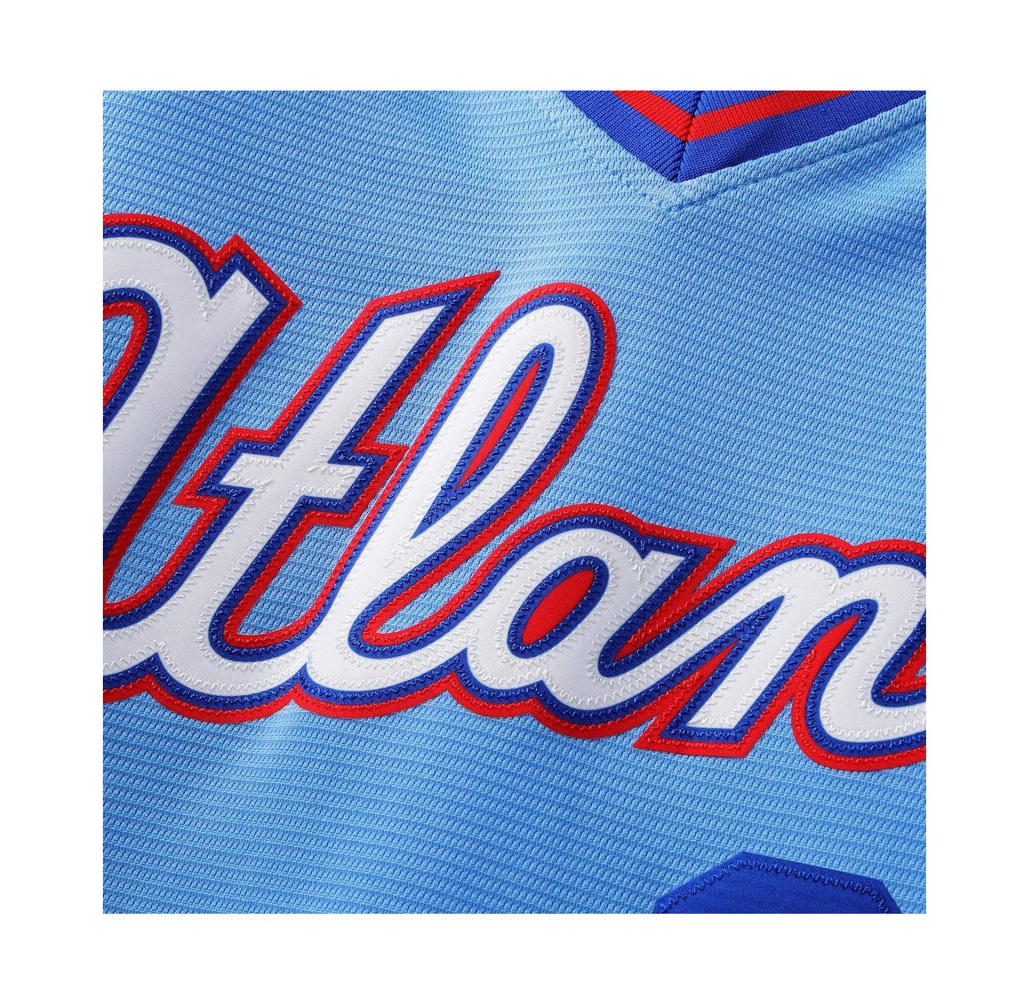 Men's Chipper Jones Powder Blue Atlanta Braves 2026 City Connect Stadium Jersey