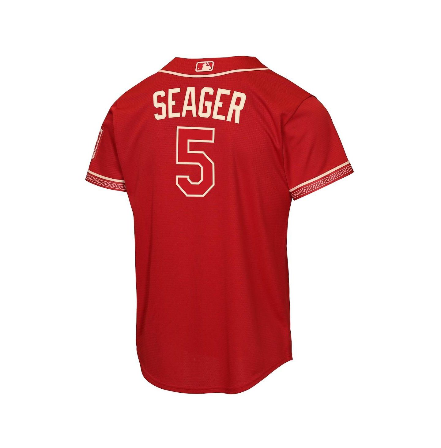 Детское джерси Nike Corey Seager Texas Rangers 2026 City Connect Stadium, цвет красный — фото 3