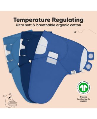 3pk Soothe Baby Swaddle, Organic Baby Swaddle Sleep Sacks, Newborn, Infant Swaddle Sack