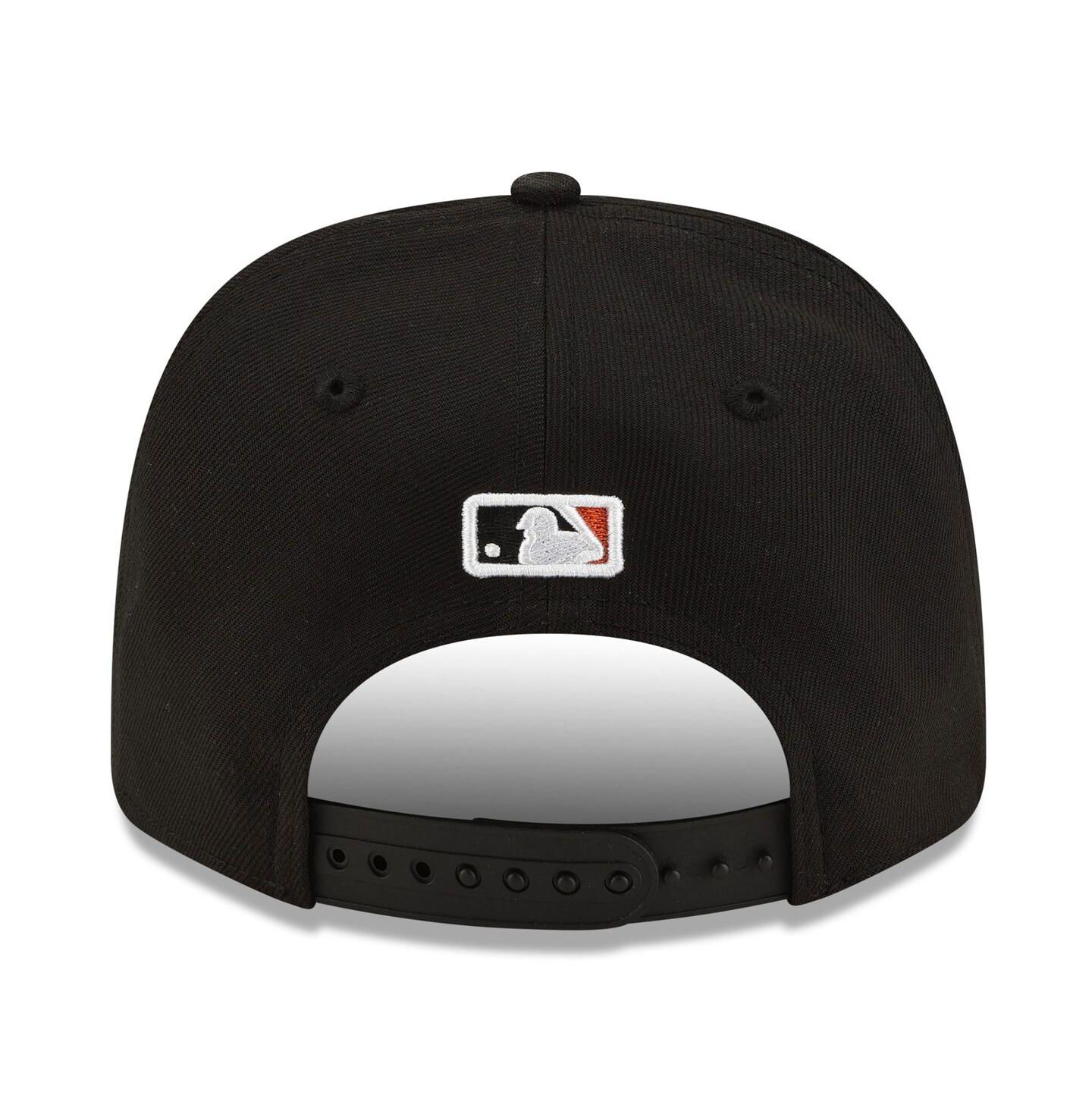 Мужская кепка New Era Gray/Black San Francisco Giants Player Replica Alternate 9SEVENTY Adjustable Hat — фото 4